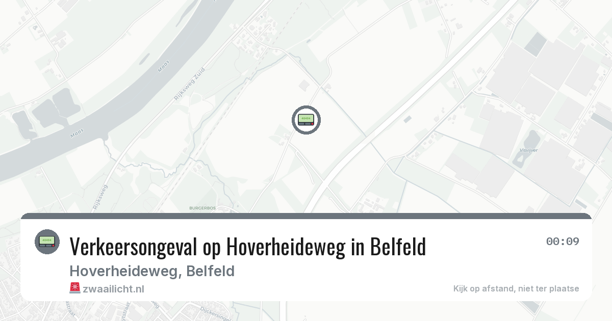 Verkeersongeval op Hoverheideweg in Belfeld — 30 mrt 2026