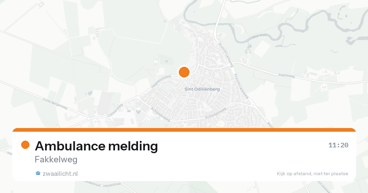 Ambulance melding — 7 feb 2026
