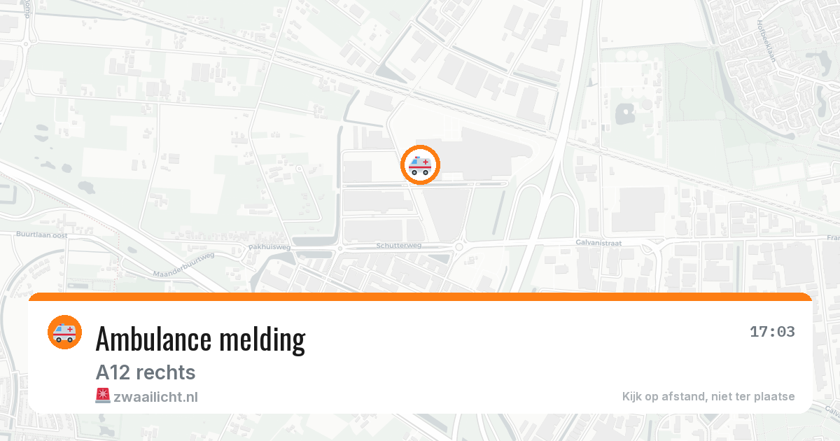 Ambulance melding — 7 jul 2026