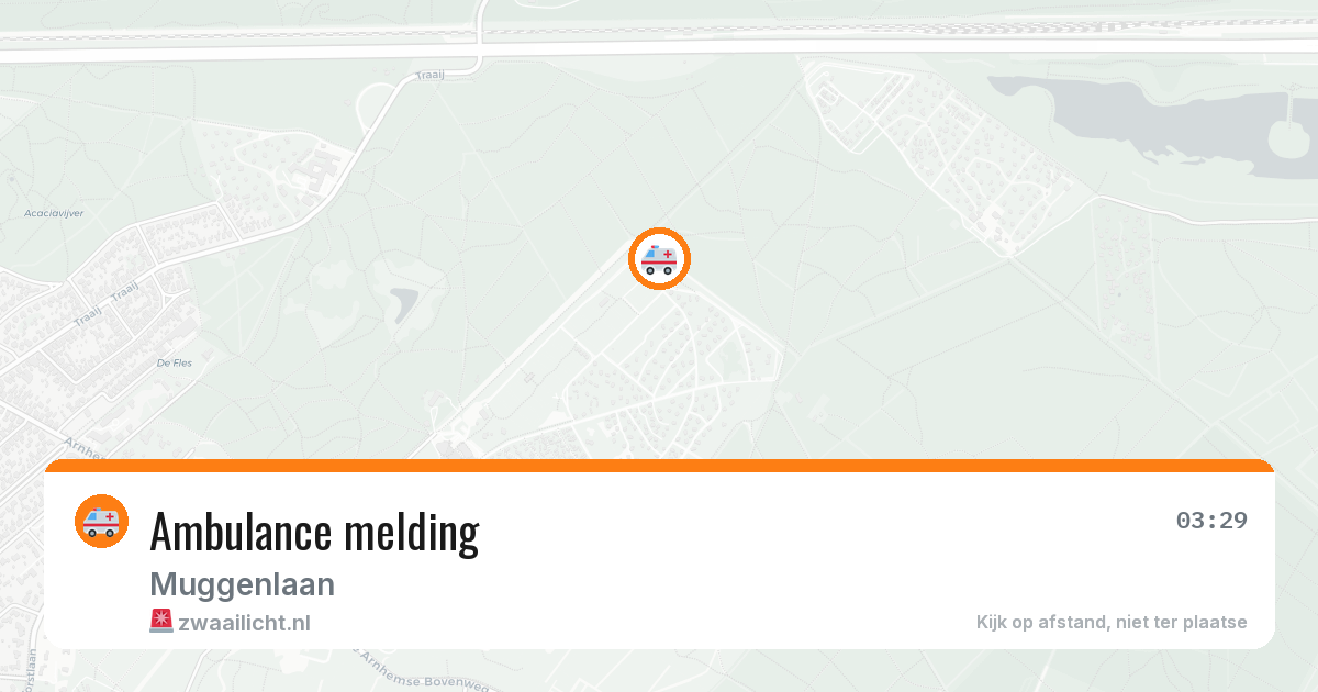 Ambulance melding — 16 jul 2026