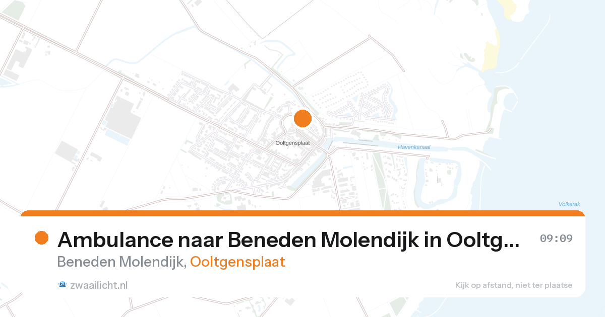 Ambulance naar Beneden Molendijk in Ooltgensplaat — 7 feb 2026