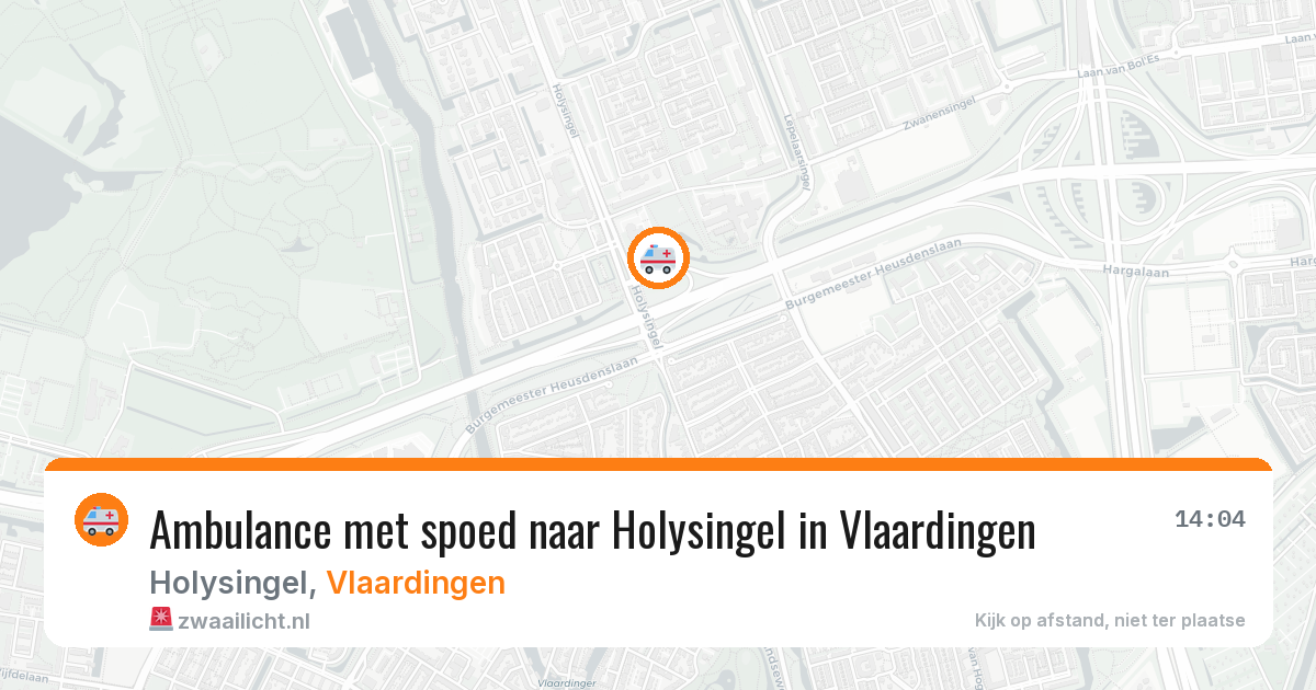 Ambulance met spoed naar Holysingel in Vlaardingen — 19 mrt 2026