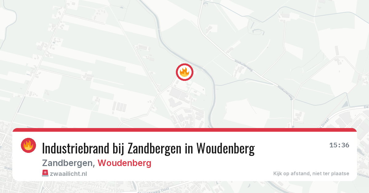 Industriebrand bij Zandbergen in Woudenberg — 23 jul 2026
