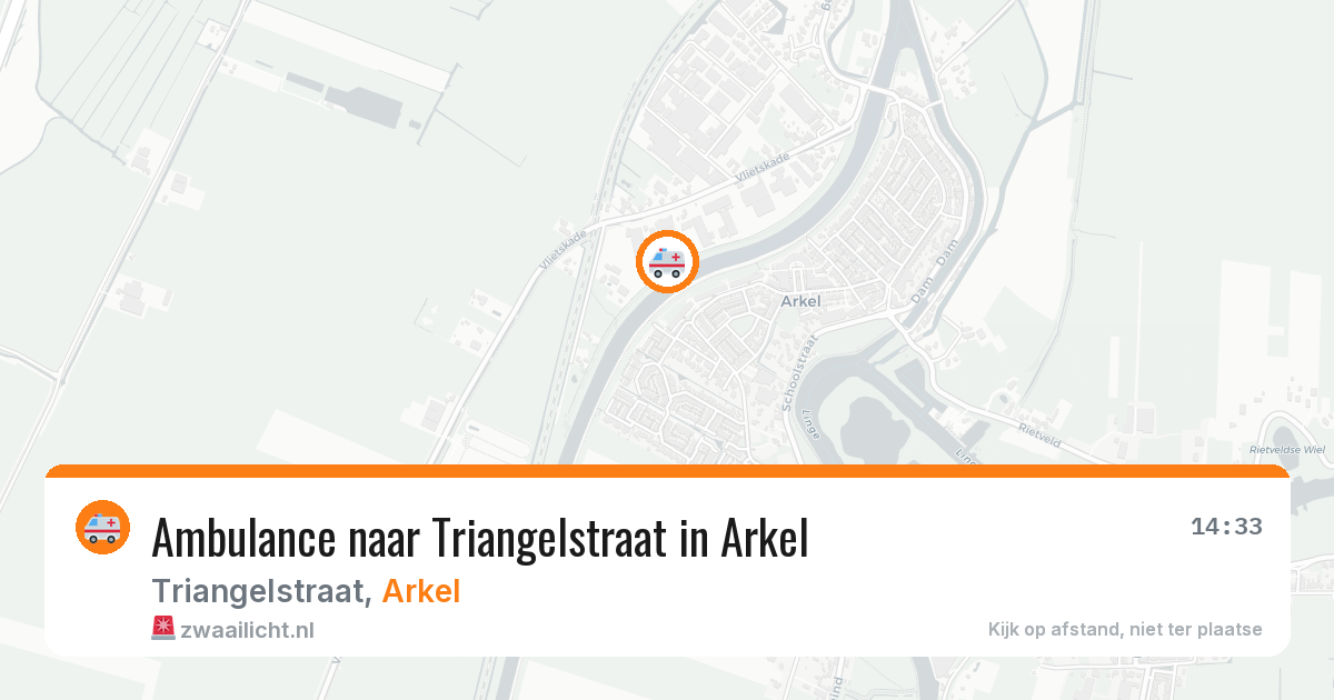 Ambulance naar Triangelstraat in Arkel — 30 jun 2026