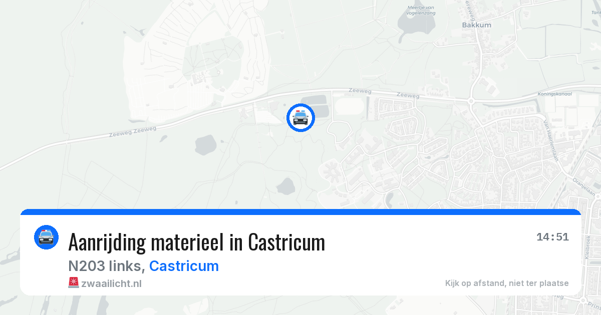 Aanrijding materieel in Castricum — 29 jun 2026
