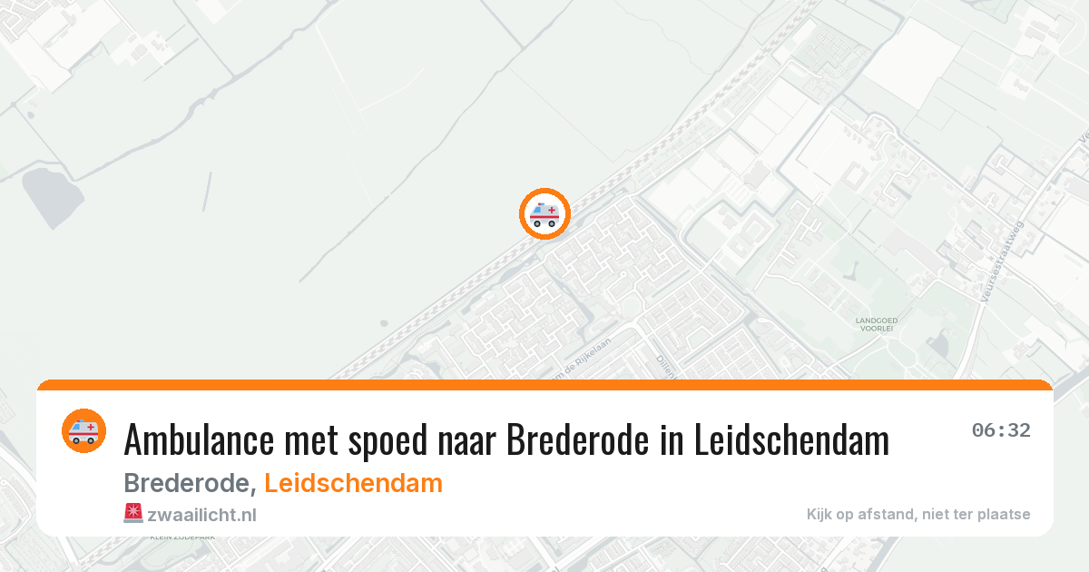 Ambulance met spoed naar Brederode in Leidschendam — 27 jan 2026