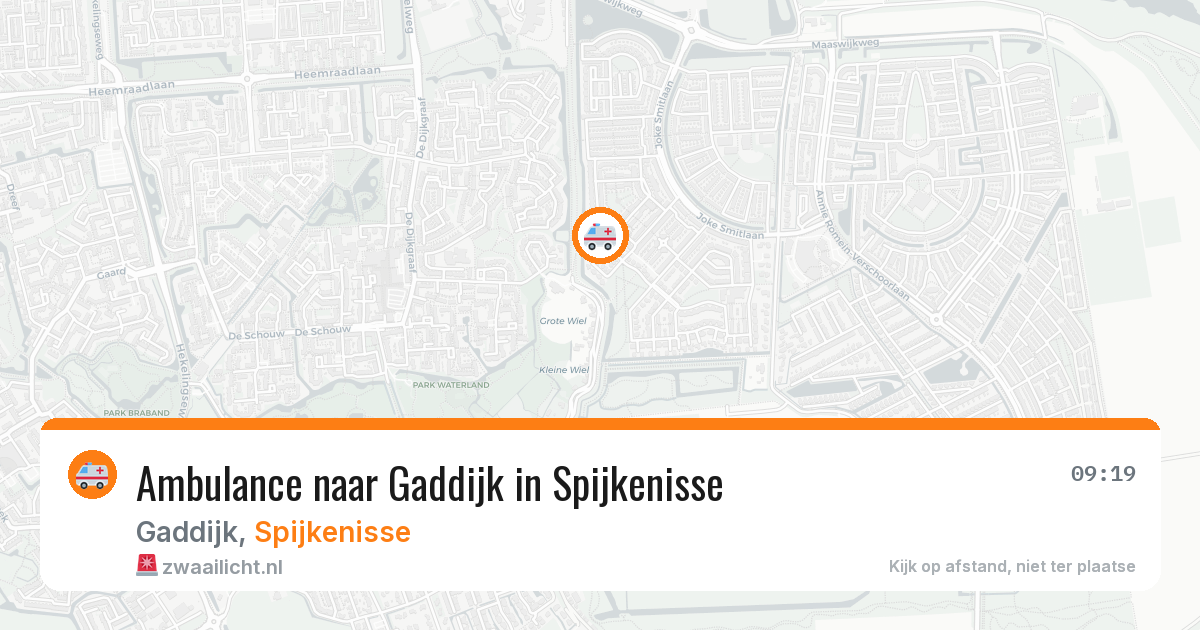 Ambulance naar Gaddijk in Spijkenisse — 8 apr 2026