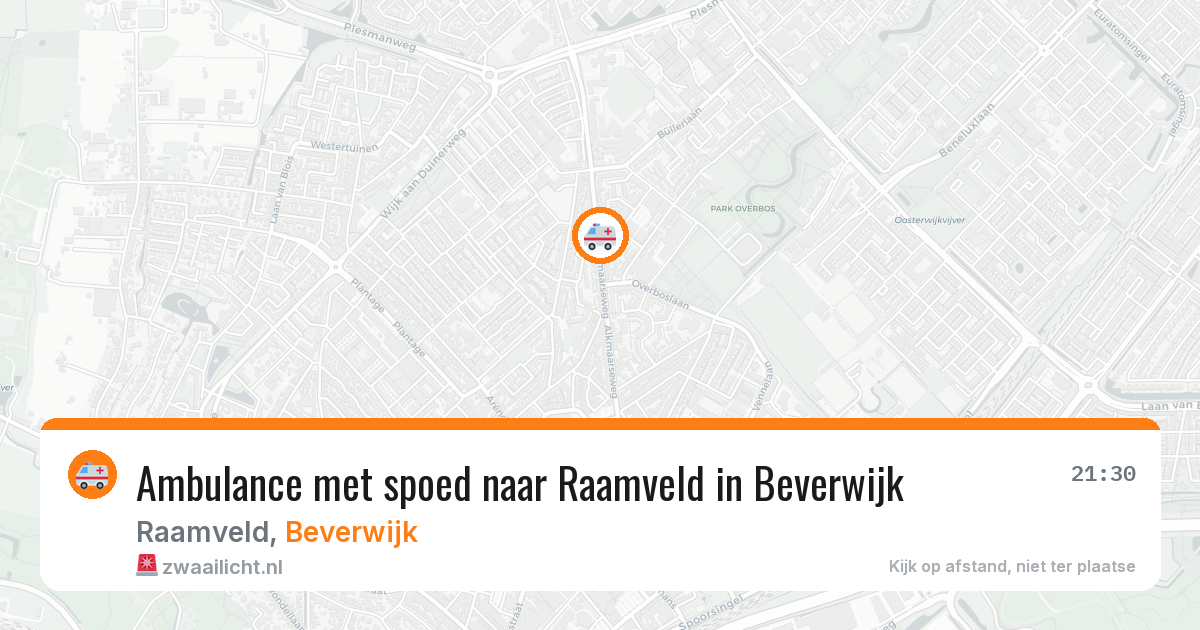 Ambulance met spoed naar Raamveld in Beverwijk — 27 jun 2026