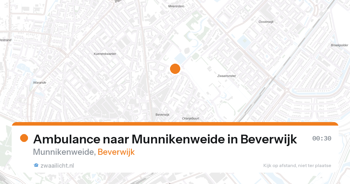 Ambulance naar Munnikenweide in Beverwijk — 26 aug 2026