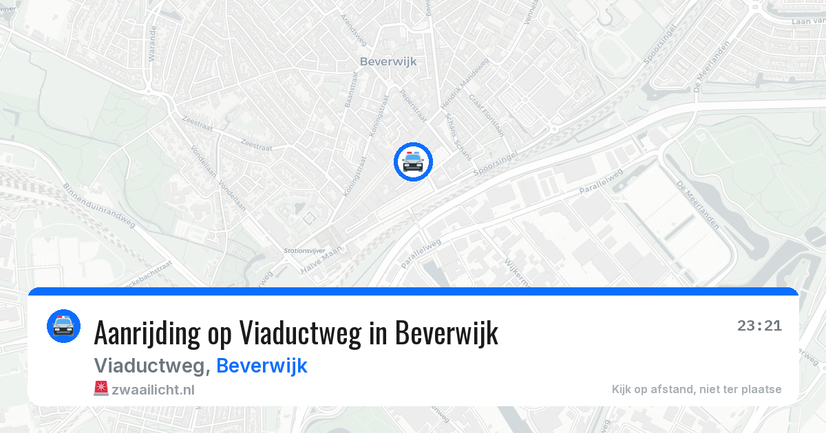 Aanrijding op Viaductweg in Beverwijk — 22 mei 2026