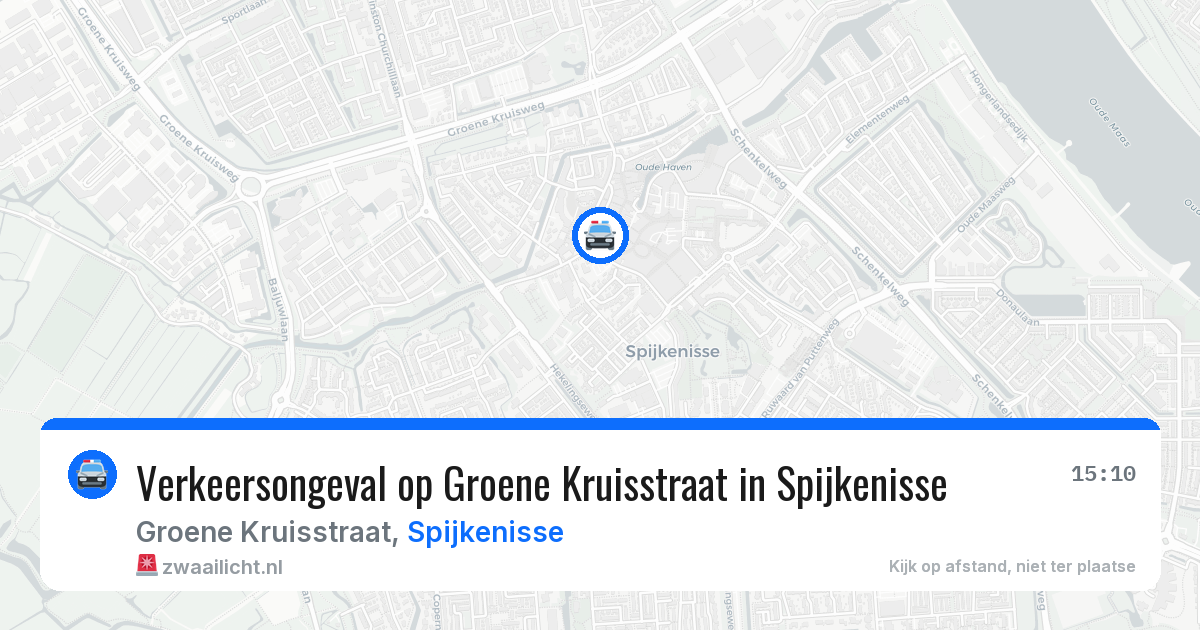 Verkeersongeval op Groene Kruisstraat in Spijkenisse — 26 mei 2026