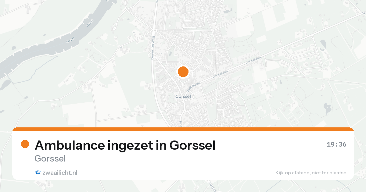 Ambulance ingezet in Gorssel — 7 feb 2026