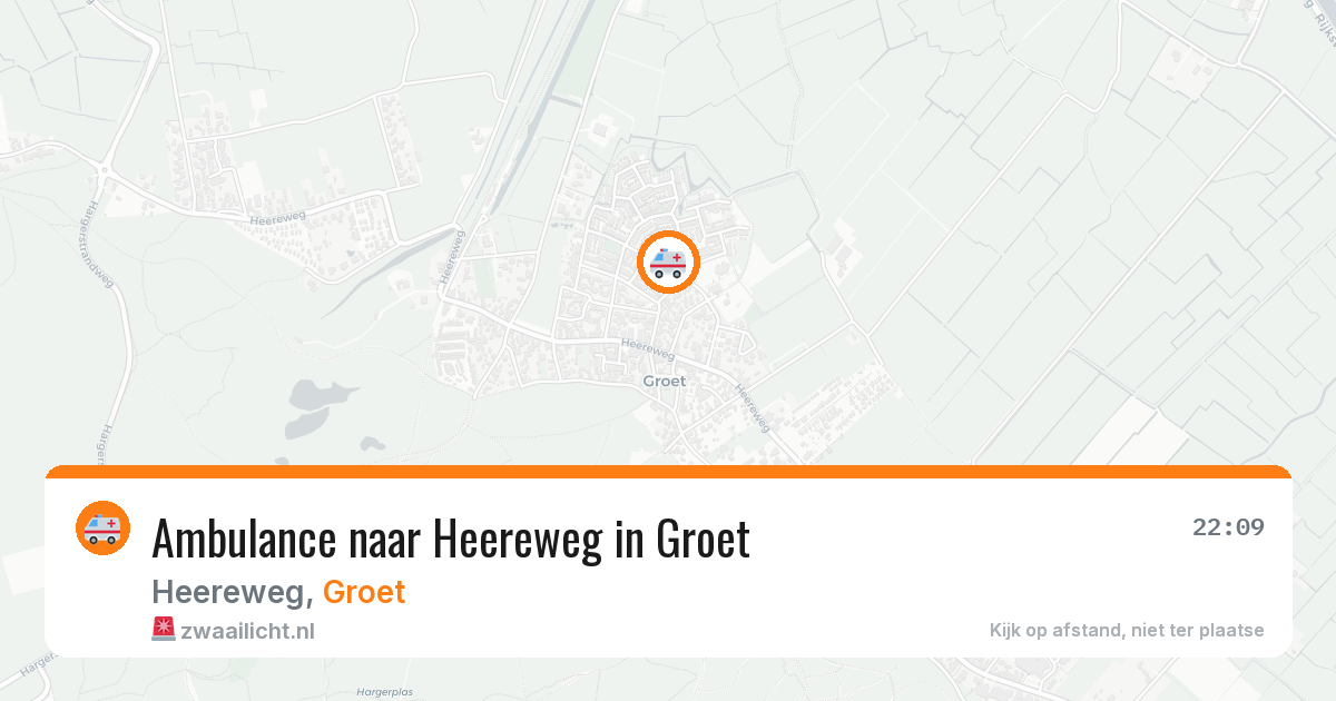 Ambulance naar Heereweg in Groet — 8 jun 2026