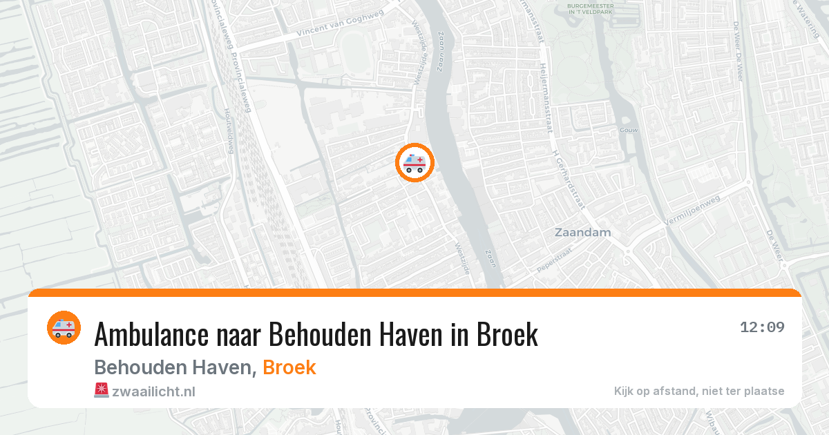 Ambulance naar Behouden Haven in Broek — 17 apr 2026