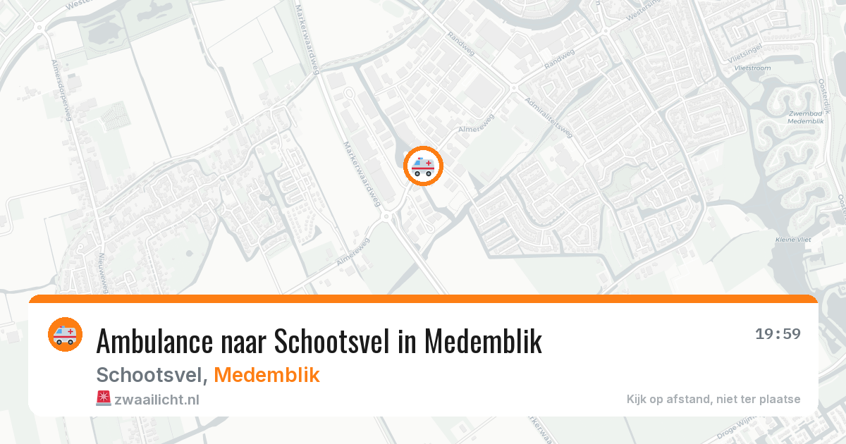 Ambulance naar Schootsvel in Medemblik — 23 jul 2026