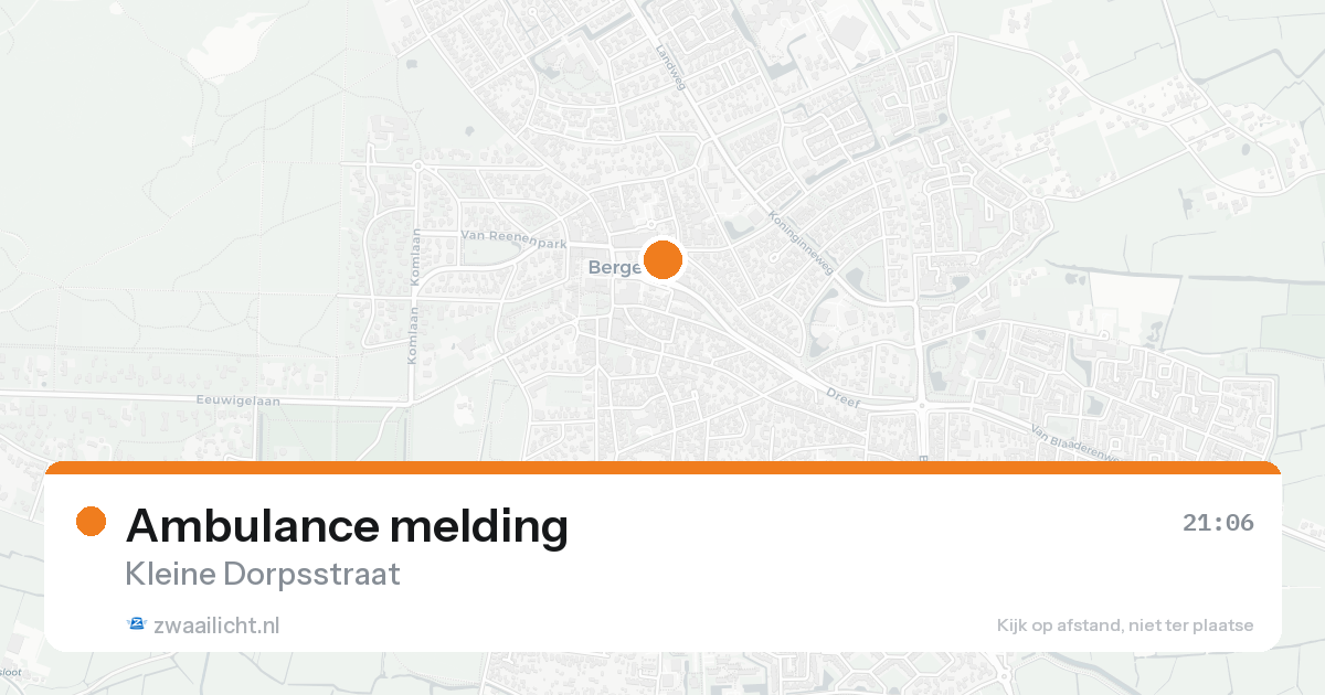 Ambulance melding — 7 jun 2026