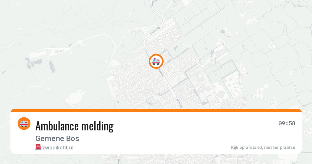 Ambulance melding — 26 feb 2026