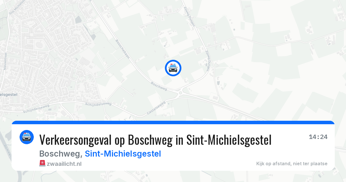 Verkeersongeval op Boschweg in Sint-Michielsgestel — 6 jul 2026