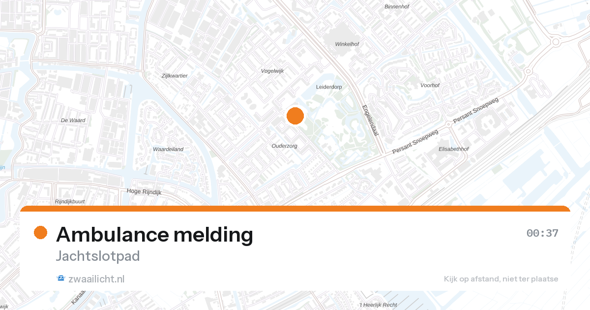 Ambulance melding — 31 jan 2026