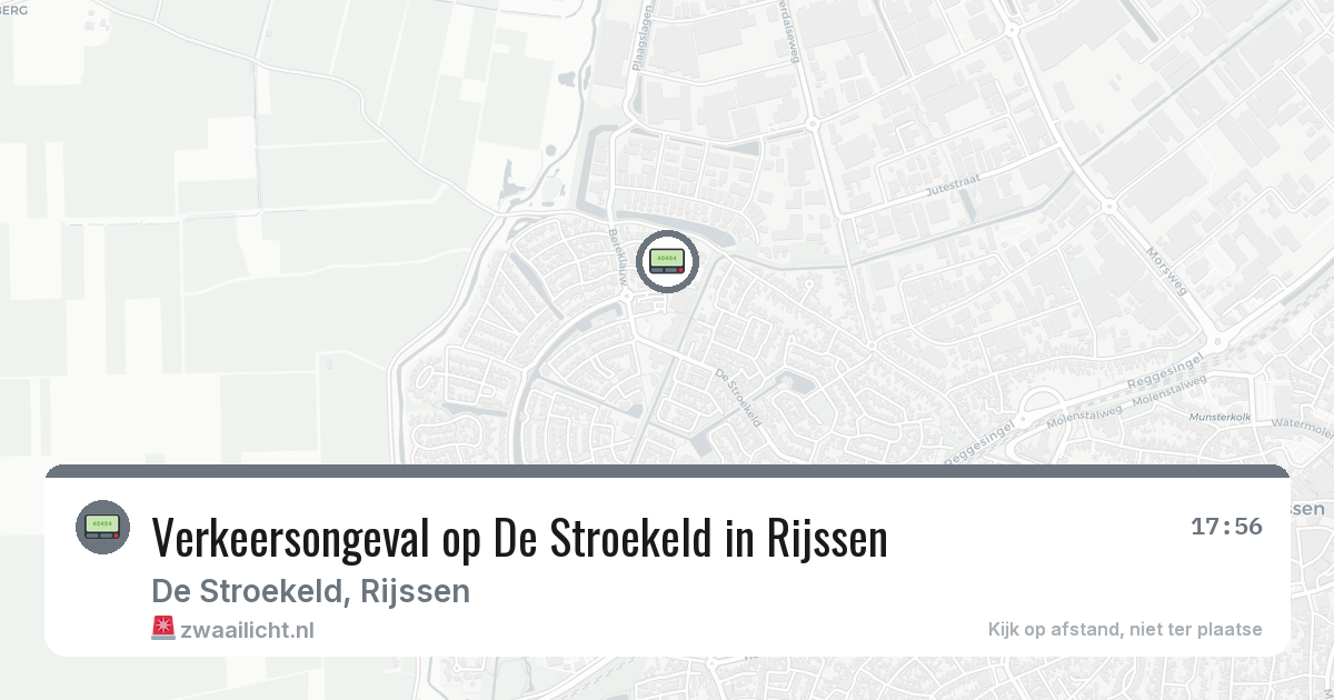 Verkeersongeval op De Stroekeld in Rijssen — 15 jun 2026