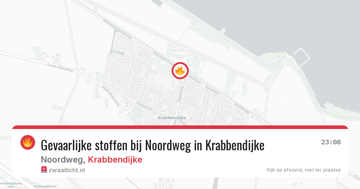 Gevaarlijke stoffen bij Noordweg in Krabbendijke — 14 jul 2026