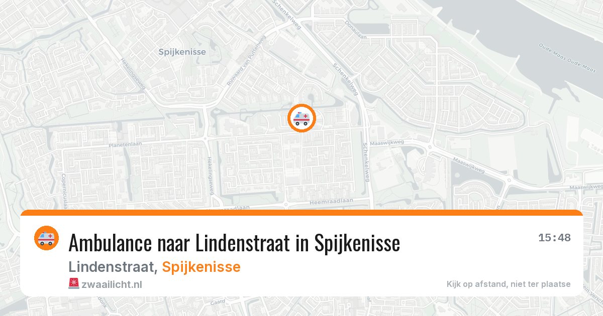 Ambulance naar Lindenstraat in Spijkenisse — 11 jun 2026