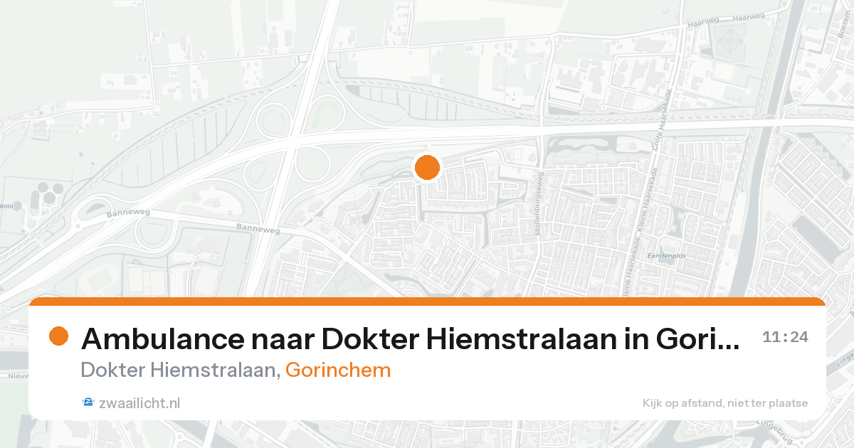 Ambulance naar Dokter Hiemstralaan in Gorinchem — 7 feb 2026