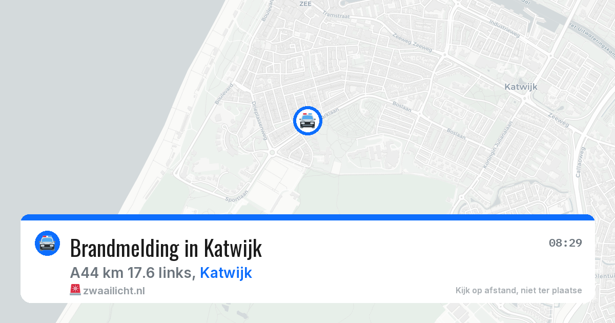 Brandmelding in Katwijk — 18 jun 2026