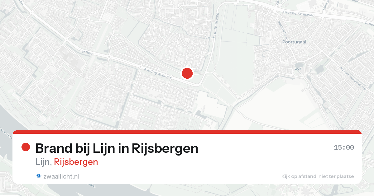 Brand bij Lijn in Rijsbergen — 25 aug 2026