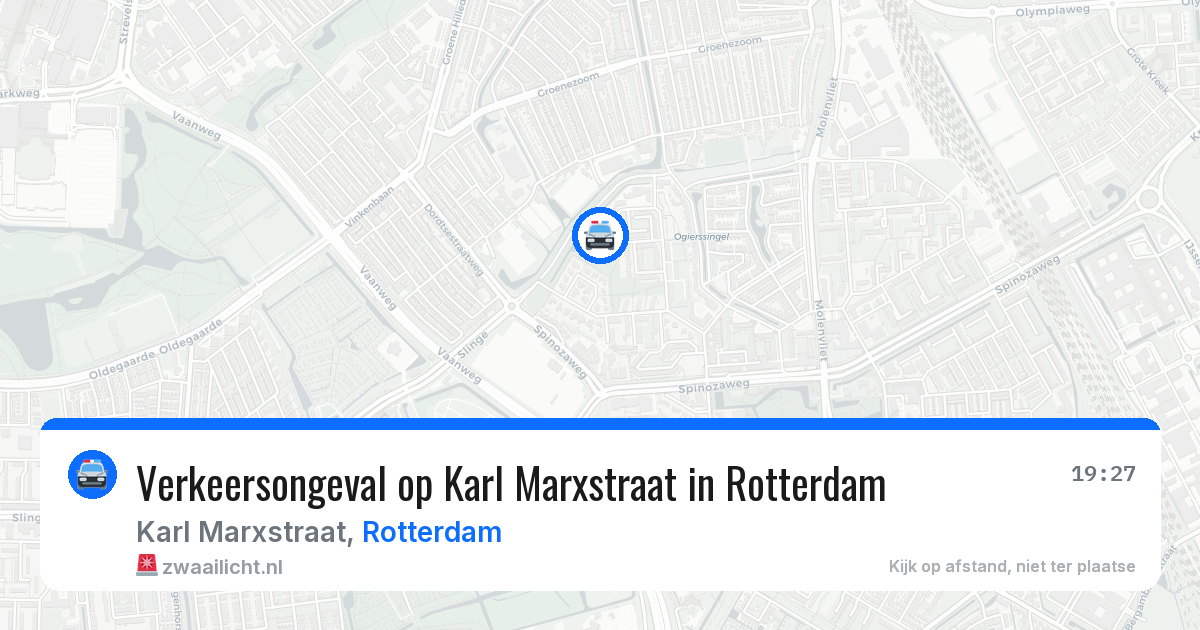 Verkeersongeval op Karl Marxstraat in Rotterdam — 7 jun 2026