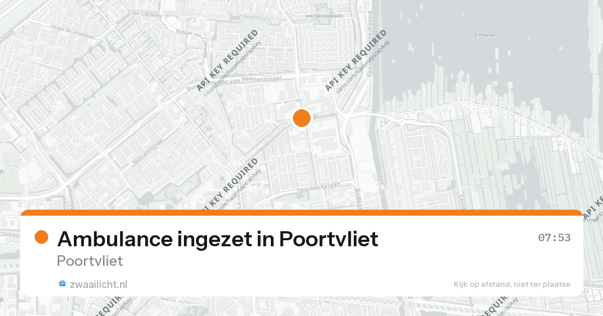 Ambulance ingezet in Poortvliet — 7 feb 2026