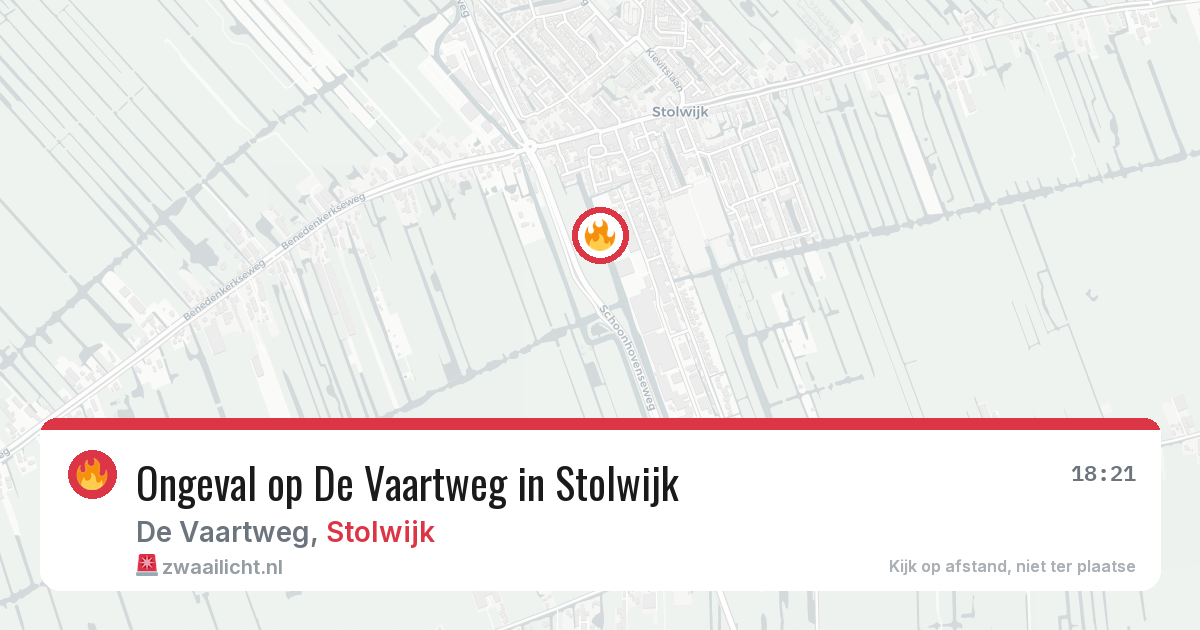 Ongeval op De Vaartweg in Stolwijk — 29 mei 2026