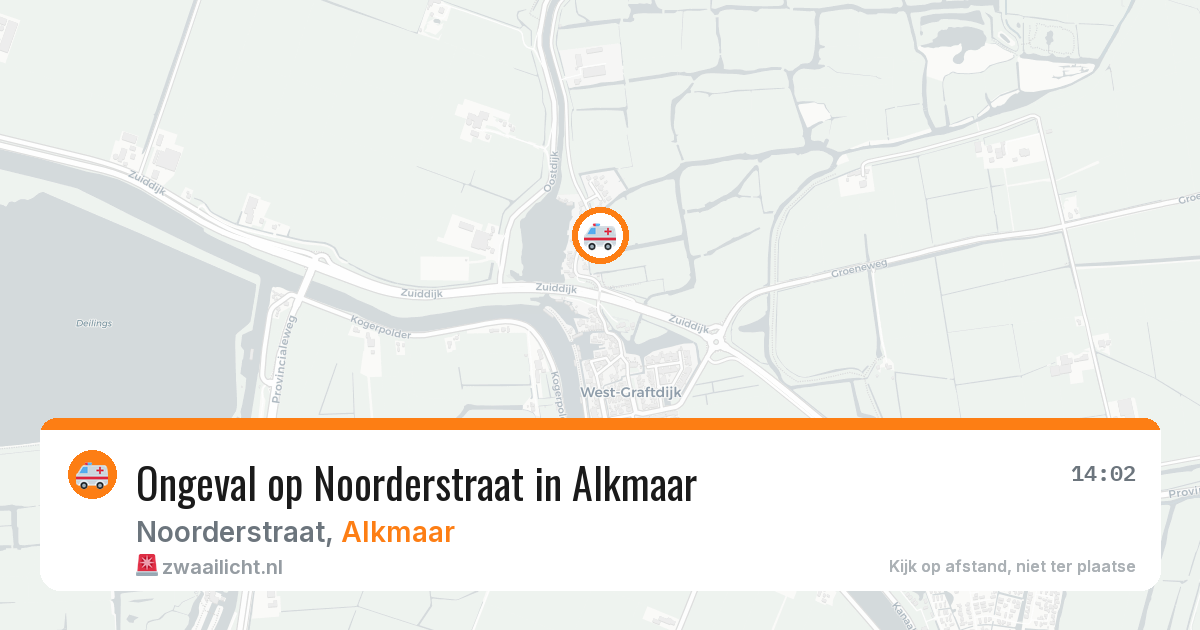 Ongeval op Noorderstraat in Alkmaar — 17 jan 2026