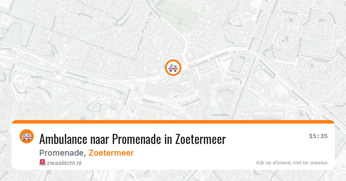 Ambulance naar Promenade in Zoetermeer — 21 feb 2026