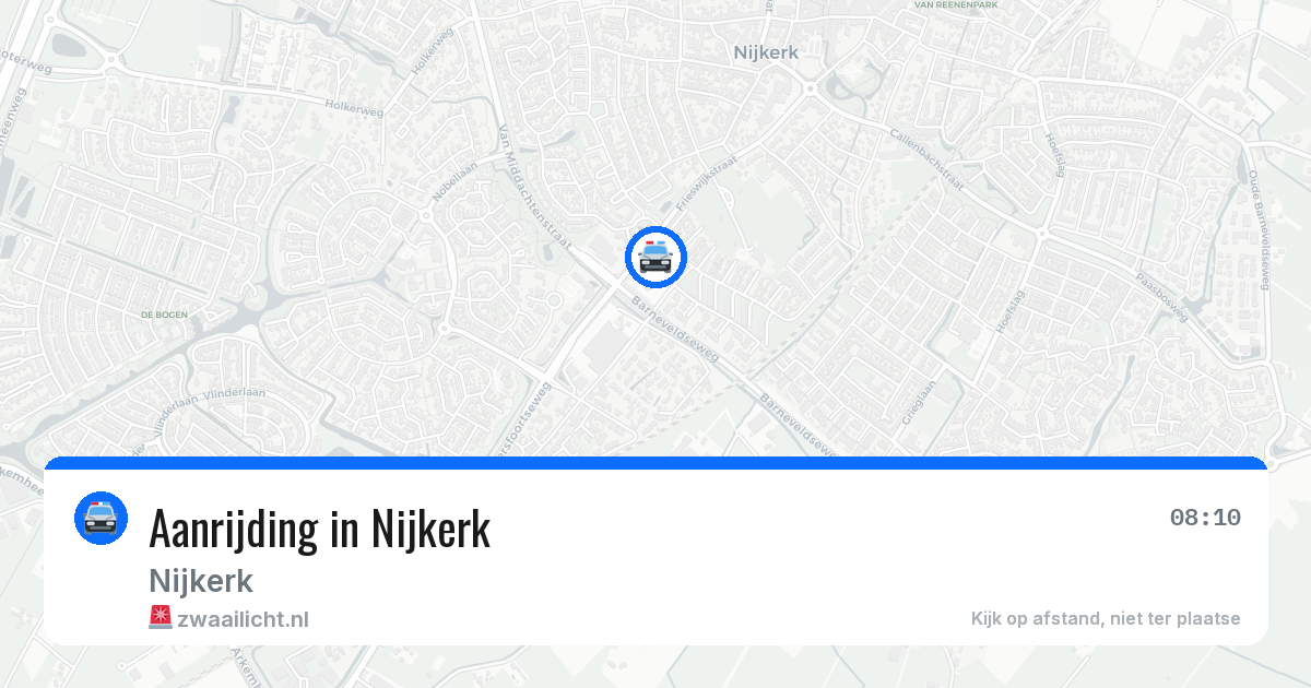 Aanrijding in Nijkerk — 19 jun 2026