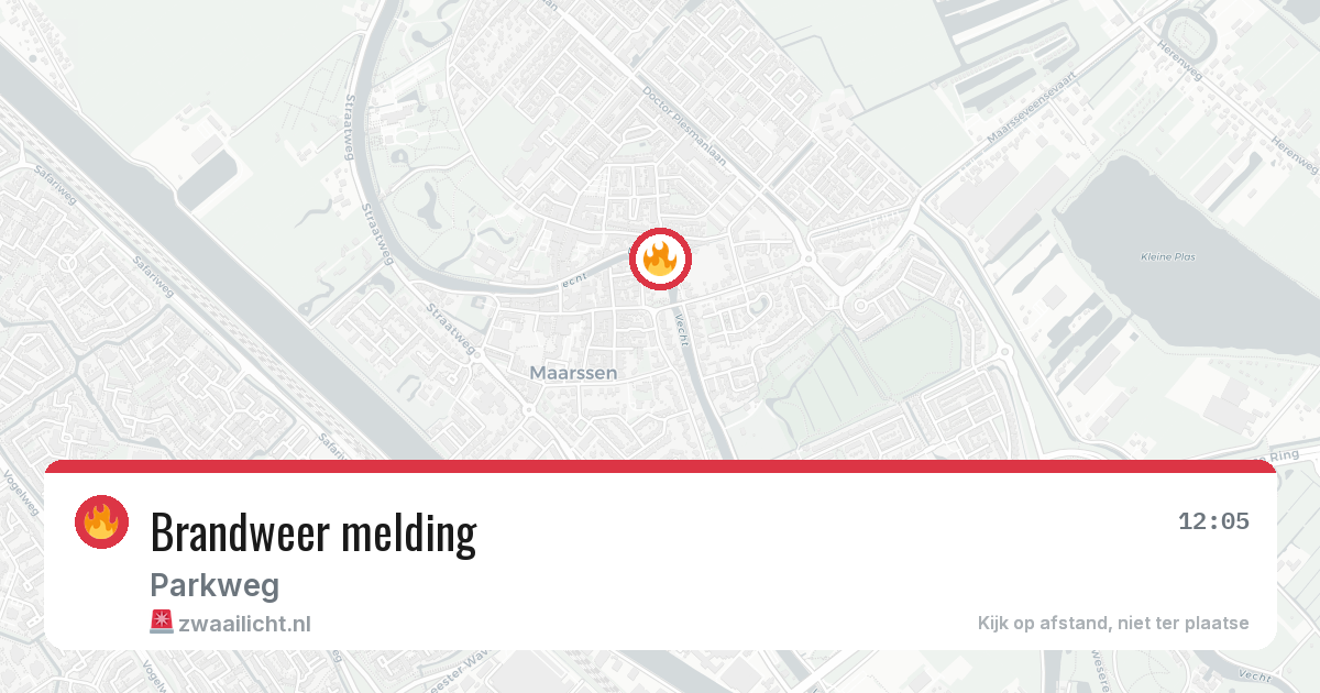Brandweer melding — 29 jun 2026