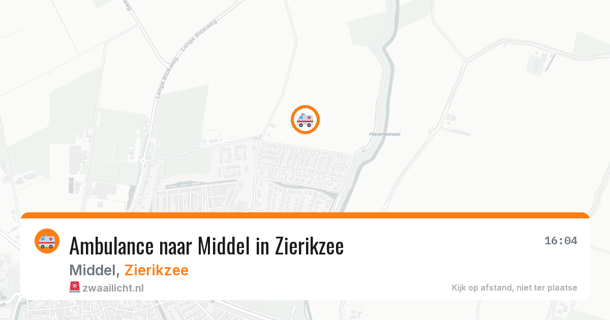 Ambulance naar Middel in Zierikzee — 24 jun 2026
