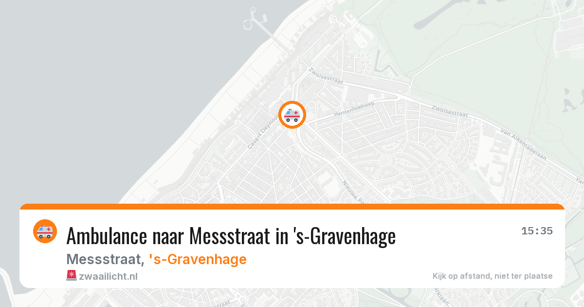 Ambulance naar Messstraat in 's-Gravenhage — 29 jan 2026