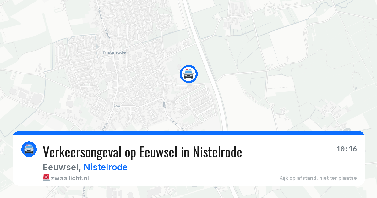 Verkeersongeval op Eeuwsel in Nistelrode — 23 apr 2026