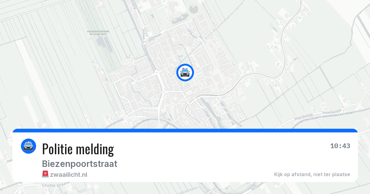 Politie melding — 5 jul 2026