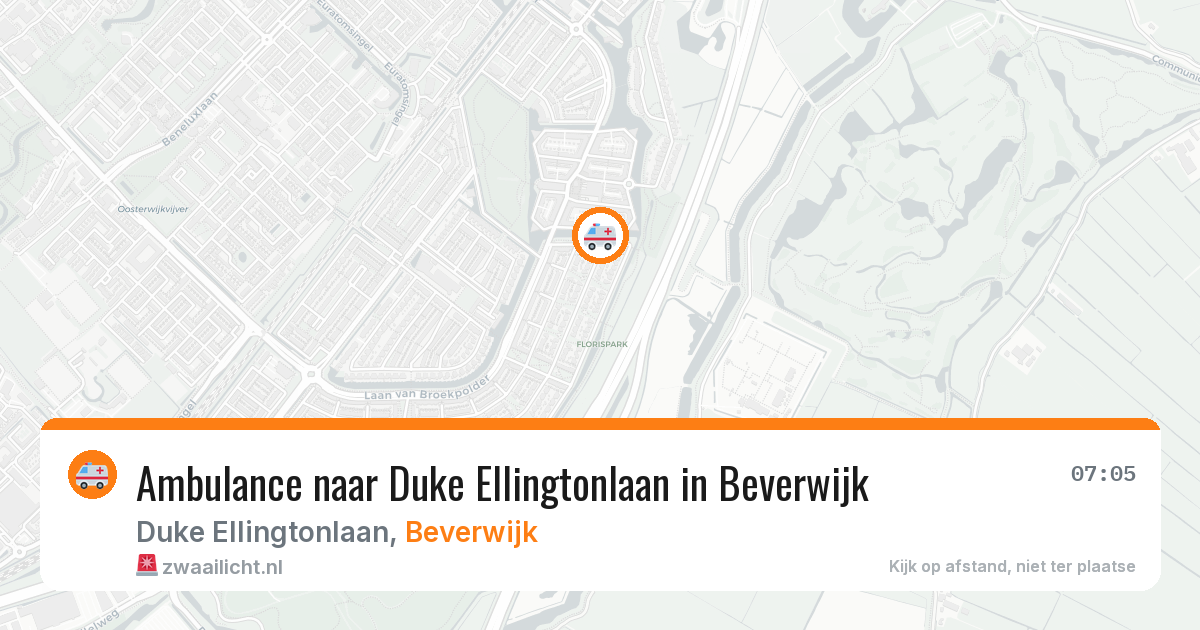 Ambulance naar Duke Ellingtonlaan in Beverwijk — 30 jan 2026