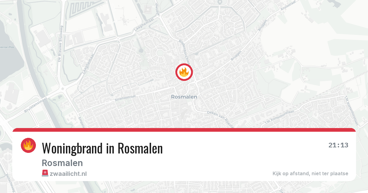 Woningbrand in Rosmalen — 28 mei 2026