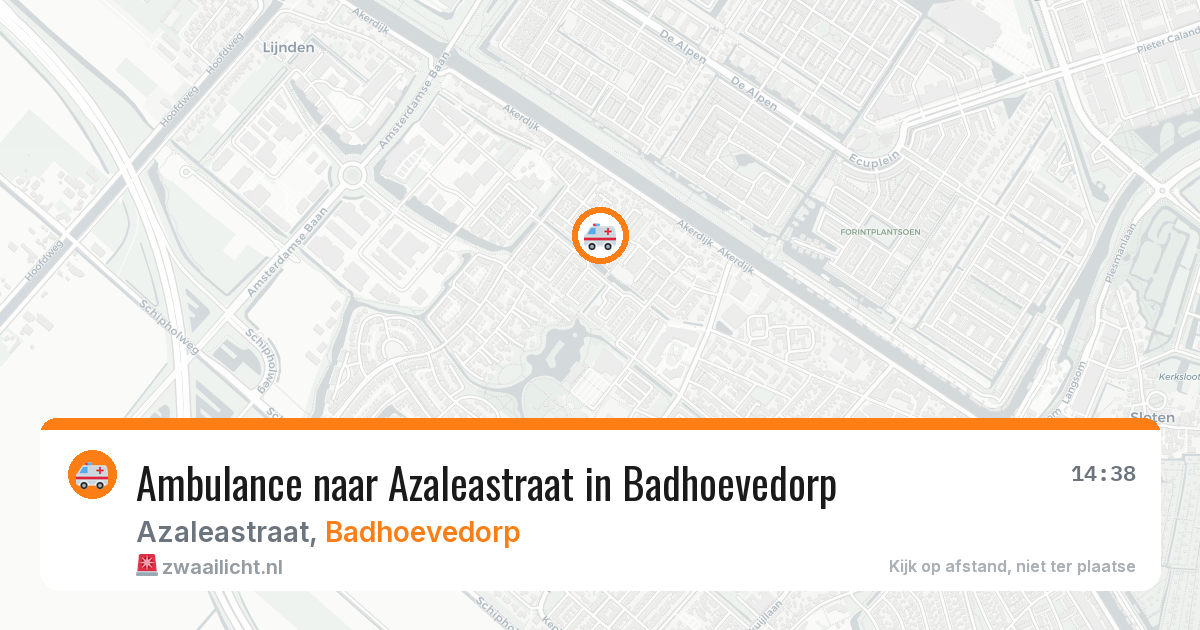Ambulance naar Azaleastraat in Badhoevedorp — 30 mrt 2026