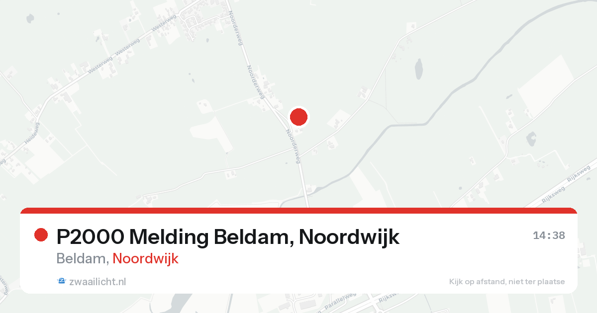 P2000 Melding Beldam, Noordwijk — 4 feb 2026