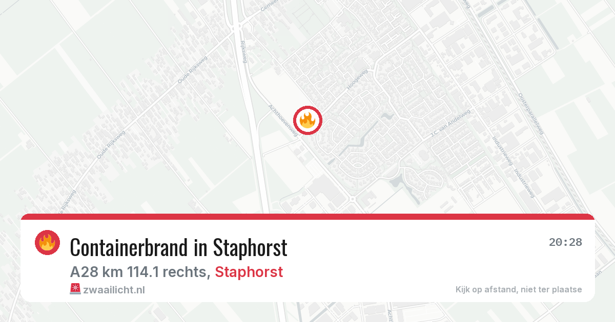 Containerbrand in Staphorst — 27 jul 2026