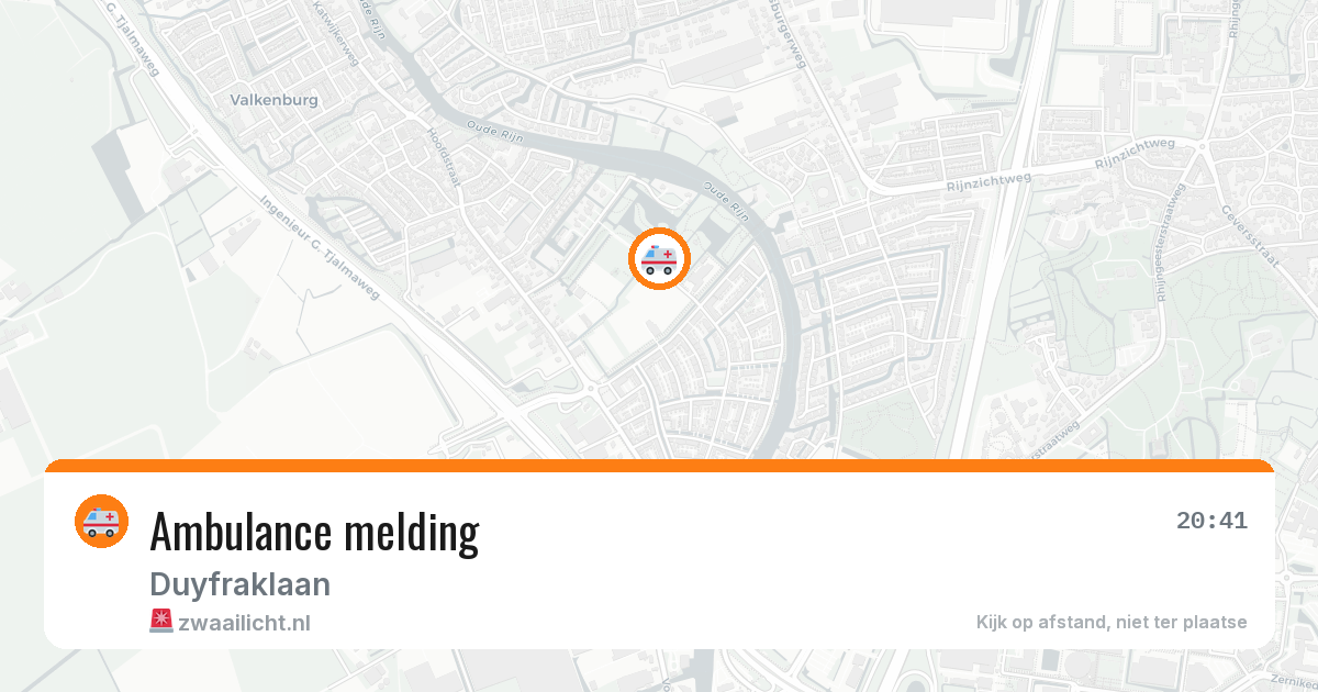 Ambulance melding — 19 jan 2026