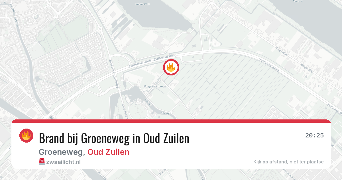 Brand bij Groeneweg in Oud Zuilen — 3 jul 2026