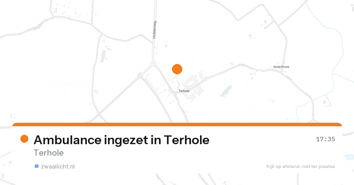 Ambulance ingezet in Terhole — 6 feb 2026