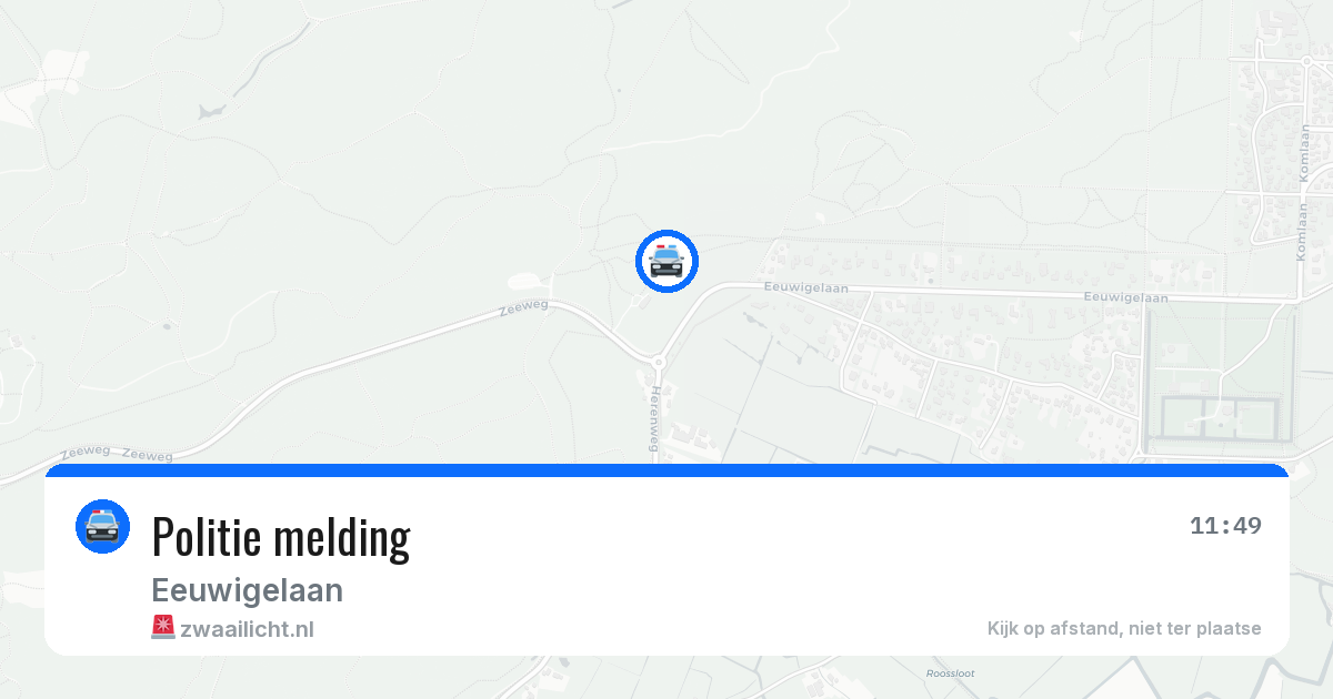 Politie melding — 6 apr 2026