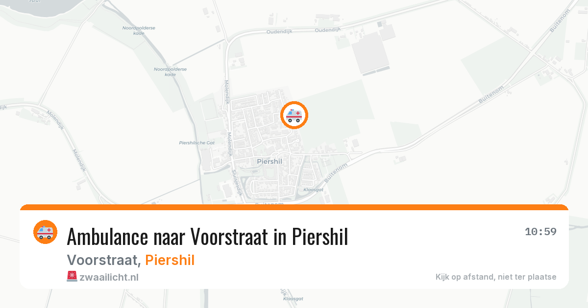 Ambulance naar Voorstraat in Piershil — 30 jan 2026
